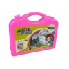 LEAN TOYS Conjunto de pequeno médico em mala rosa Estetoscópio