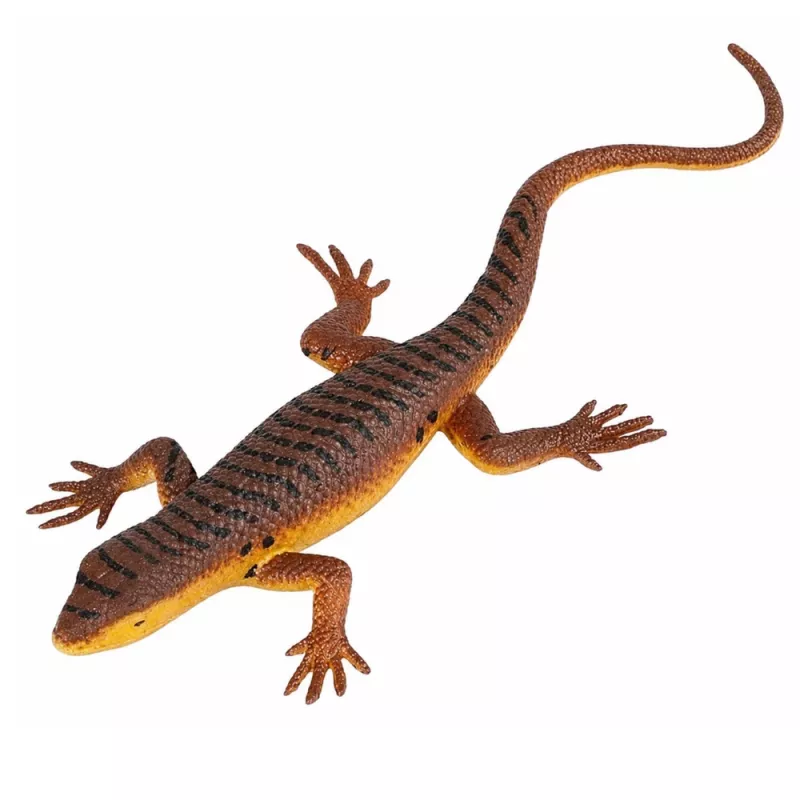 LEAN TOYS Echse Vivipar Figura de borracha esticável realista 12,5 cm