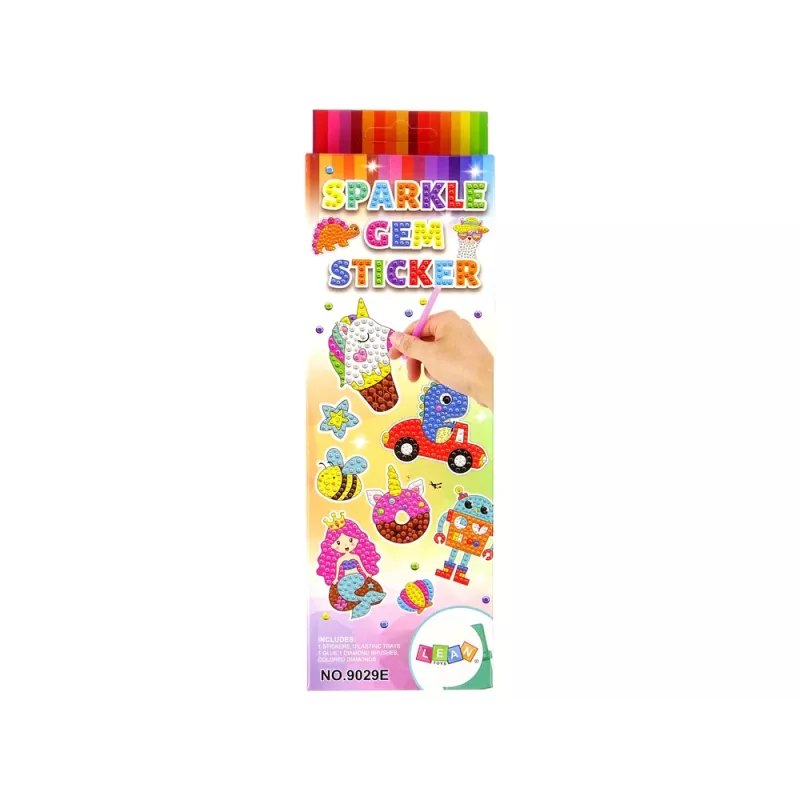 LEAN TOYS conjunto de autocolantes de bordado diamante lhamas animais mosaico