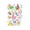 LEAN TOYS conjunto de autocolantes de bordado diamante lhamas animais mosaico