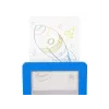 LEAN TOYS Quadro branco 3D mágico iluminado óculos azul