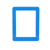 LEAN TOYS Quadro branco 3D mágico iluminado óculos azul