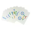 LEAN TOYS Quadro magnético 100 contas amarelas