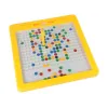 LEAN TOYS Quadro magnético 100 contas amarelas