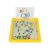 LEAN TOYS Quadro magnético 100 contas amarelas