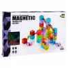 LEAN TOYS Blocos Magnéticos 60 Peças - Conjunto de Construção Colorido de Cubos e Esferas
