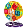 LEAN TOYS conjunto de blocos magnéticos, 70 peças – brinquedo educativo STEM de construção com ímanes de neodímio fortes, plástico ABS multicolor, seguro e durável para crianças a partir dos 3 anos