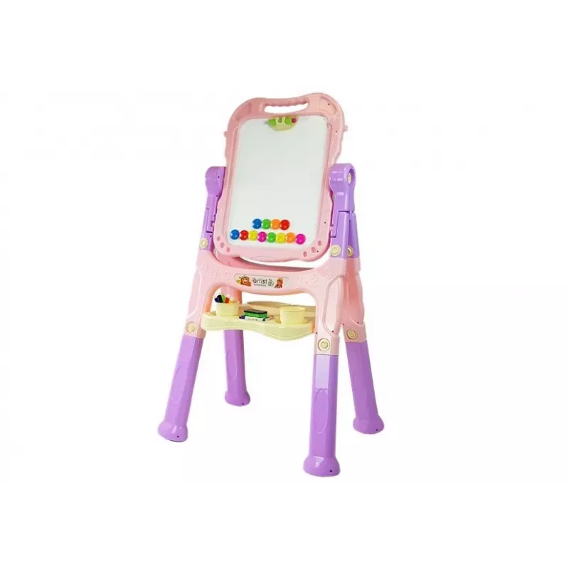 Quadro magnético LEAN TOYS azul e vermelho com acessórios