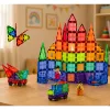 LEAN TOYS blocos de construção magnéticos painéis 3D criativos STEM coloridos 100 peças