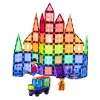 LEAN TOYS blocos de construção magnéticos painéis 3D criativos STEM coloridos 100 peças