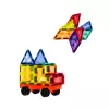 LEAN TOYS blocos magnéticos de construção placas 3D criativo STEM colorido 85 unid.