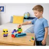 Blocos magnéticos de construção cubos 3D coloridos LEAN TOYS 96 peças