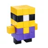 Blocos magnéticos de construção cubos 3D coloridos LEAN TOYS 96 peças