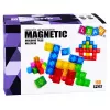 LEAN TOYS Blocos magnéticos Cubos coloridos 3D 160 peças