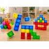 LEAN TOYS Blocos magnéticos Cubos coloridos 3D 160 peças