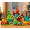 LEAN TOYS Blocos magnéticos dinossauro vulcão 31 peças