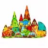 LEAN TOYS Blocos magnéticos dinossauro vulcão 31 peças