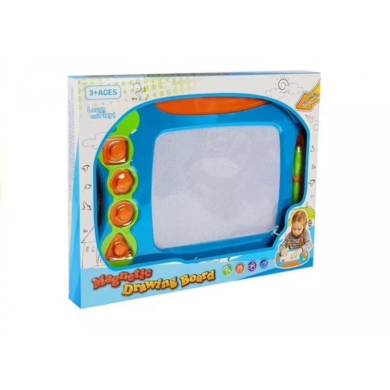 LEAN TOYS quadro magnético de desenho com carimbos geométricos