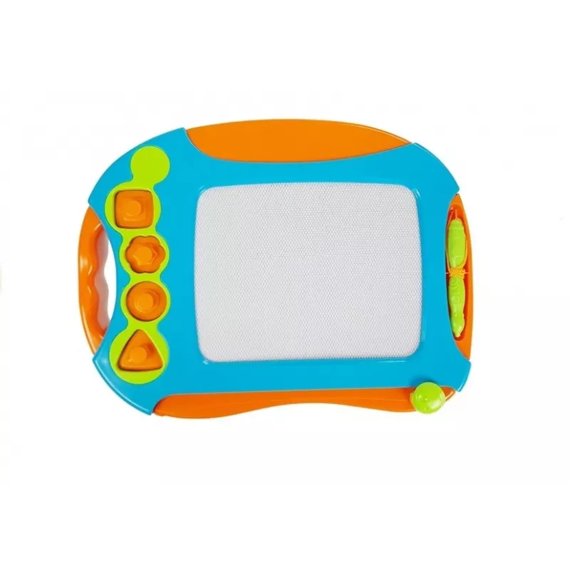 LEAN TOYS quadro magnético de desenho com carimbos geométricos