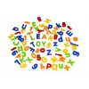 LEAN TOYS Letras e números magnéticos em vidro – conjunto de 78 peças de alfabeto e matemática para crianças a partir dos 3 anos