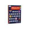 LEAN TOYS Livro de Puzzle Magnético Alfabeto Inglês Imagens