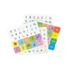 LEAN TOYS Livro de Puzzle Magnético Alfabeto Inglês Imagens