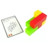 LEAN TOYS Cubo de Puzzle Magnético Cartões de Dupla Face 108 Desafios