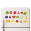 LEAN TOYS puzzle magnético frutas de aprendizagem 30 peças – ímanes de frutas educativos para quadros, quadros brancos e frigoríficos
