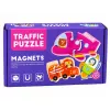 LEAN TOYS puzzle magnético veículos brinquedo educativo meios de transporte conjunto 30 peças