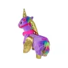 LEAN TOYS Mascote Cavalo Interativo Unicórnio Roxo Asas Douradas