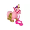 LEAN TOYS Mascote Cavalo Interativo Rosa Asas Douradas Música