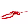 LEAN TOYS Mascote Peluche Macaco com Bebé, Vermelho 70 cm