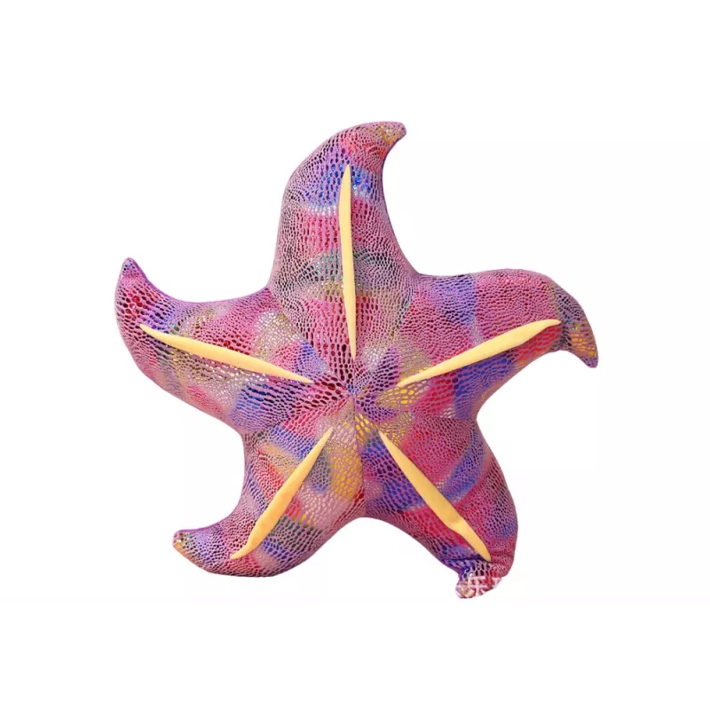 Almofada mascote de peluche estrela-do-mar LEAN TOYS Roxo 20 cm