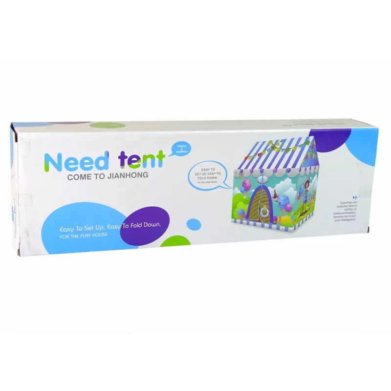 LEAN TOYS Tenda de circo Merry para crianças jardim