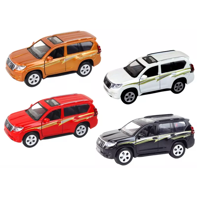 LEAN TOYS Carro de metal 12 cm efeitos sonoros luz várias cores