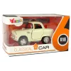 LEAN TOYS Carro metálico clássico com portas que abrem e som