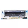 Autocarro Urbano Metálico LEAN TOYS Branco 1:43 Modelo em Zamac com Motor de Puxar e Portas que Abrem