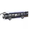 Autocarro Urbano Metálico LEAN TOYS Branco 1:43 Modelo em Zamac com Motor de Puxar e Portas que Abrem