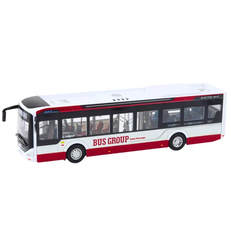 Autocarro Metálico City LEAN TOYS com Som e Luz 1:42