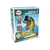LEAN TOYS Microscópio para o cientista conjunto educativo amarelo 100x 400x 1200x