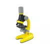 LEAN TOYS Microscópio para o cientista conjunto educativo amarelo 100x 400x 1200x