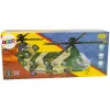 LEAN TOYS Helicóptero militar com grandes pás, luzes e som moro