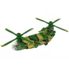 LEAN TOYS Helicóptero militar com grandes pás, luzes e som moro