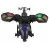 LEAN TOYS Helicóptero militar com grandes pás, luzes, som e rotação