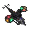 LEAN TOYS Helicóptero militar com grandes pás, luzes, som e rotação