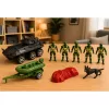 LEAN TOYS Conjunto militar Soldados com veículo blindado 14 peças