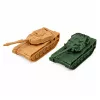 LEAN TOYS Conjunto militar Soldados Veículos Navios Aviões de combate Base 54 unid.