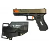 LEAN TOYS Conjunto de Brinquedo Militar Pistolas de Balas de Espuma MP7