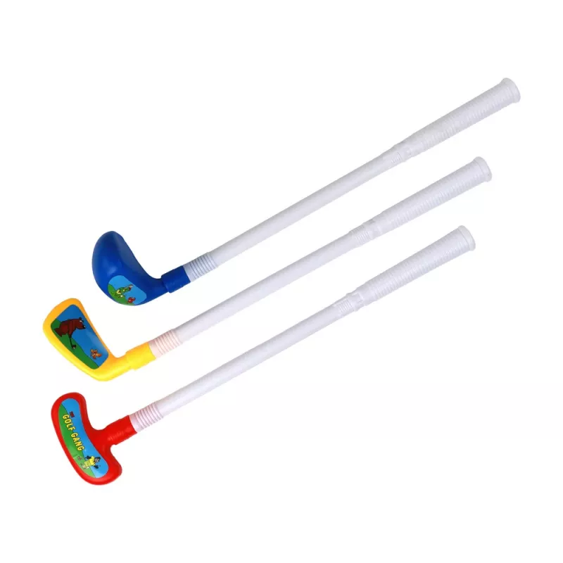 LEAN TOYS Conjunto de Minigolfe para Crianças, Tacos, 12 Peças