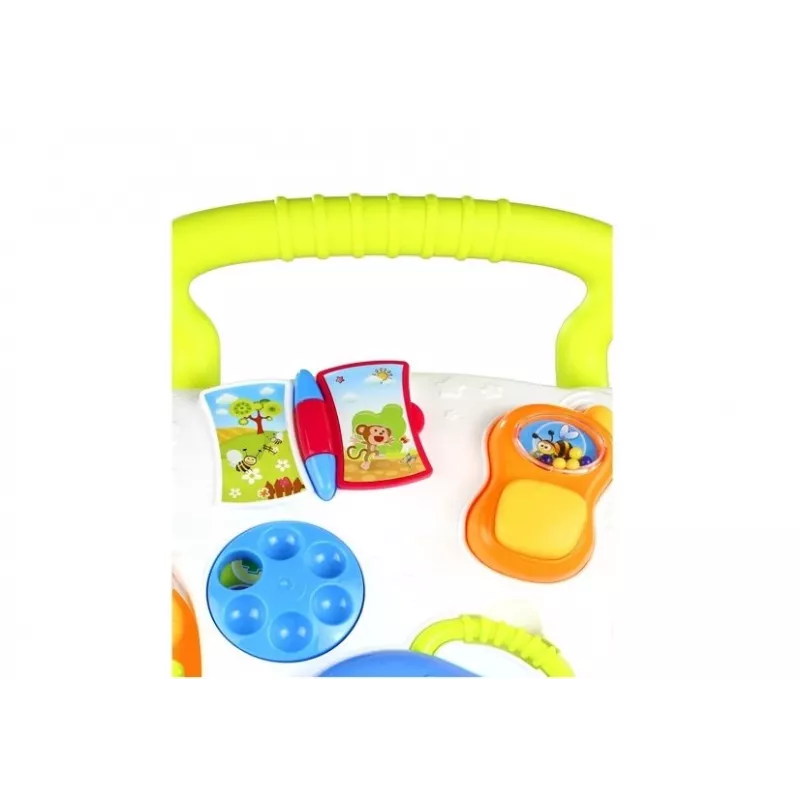 LEAN TOYS Carrinho de aprendizagem multifuncional para bebés para apoiar os primeiros passos